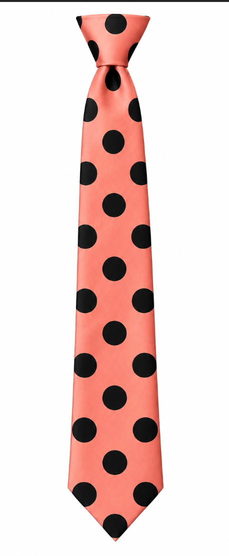 Custom black caviar tie